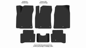 Interior mats for the Hyundai Ioniq 2016-2022 I generation KR Hatchback Hybrid - Фото 2