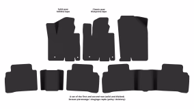 Interior mats for the Hyundai Tucson (NX4) 2021-… IV generation EU Crossover Short Hybrid - Фото 2