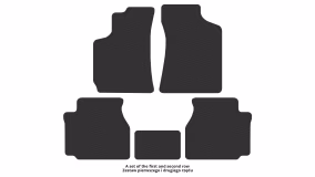 Interior mats for the Hyundai Sonata (Y3) 1993-1998 III generation EU Sedan - Фото 2