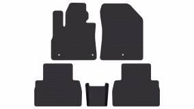Dywaniki podłogowe do Hyundai Santa Fe (TM) 2018-2020 IV generacja EU Crossover przed restylingiem 7-miejscowy - Фото 2