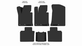 Interior mats for the Hyundai i40 2011-… I generation EU Sedan - Фото 2