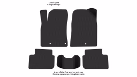 Interior mats for the Hyundai Ioniq 2016-2022 I generation EU Hatchback Plug in Hybrid - Фото 2