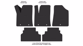 Interior mats for the Hyundai Kona EV 2023-… II generation Crossover Electro - Фото 2