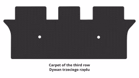 Dywaniki podłogowe do Hyundai Palisade (LX3) 2025-… II generacja EU Crossover 7-miejscowy Hybrid - Фото 3
