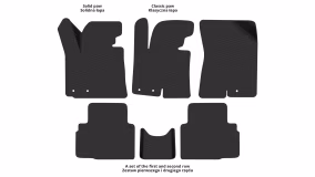 Interior mats for the Hyundai ix35 (LM) 2010-2017 II generation EU Crossover - Фото 2