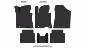 Interior mats for the Hyundai Elantra GT (MD) 2010-2016 V generation US Hatchback - Фото 2