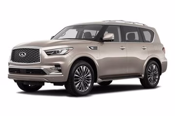 Dywaniki podłogowe do Infiniti QX80 2018-2024 I generacja JP Crossover po restylingu 7-miejscowy