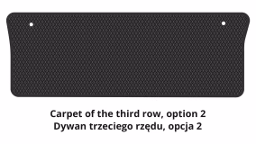 Dywaniki podłogowe do Infiniti QX80 2018-2024 I generacja JP Crossover po restylingu 7-miejscowy - Фото 4