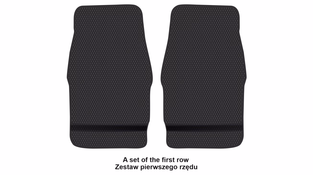 Dywaniki podłogowe do Isuzu D-Max 2002-2012 I generacja EU Pickup 4-drzwiowy kierownica po prawej stronie - Фото 2