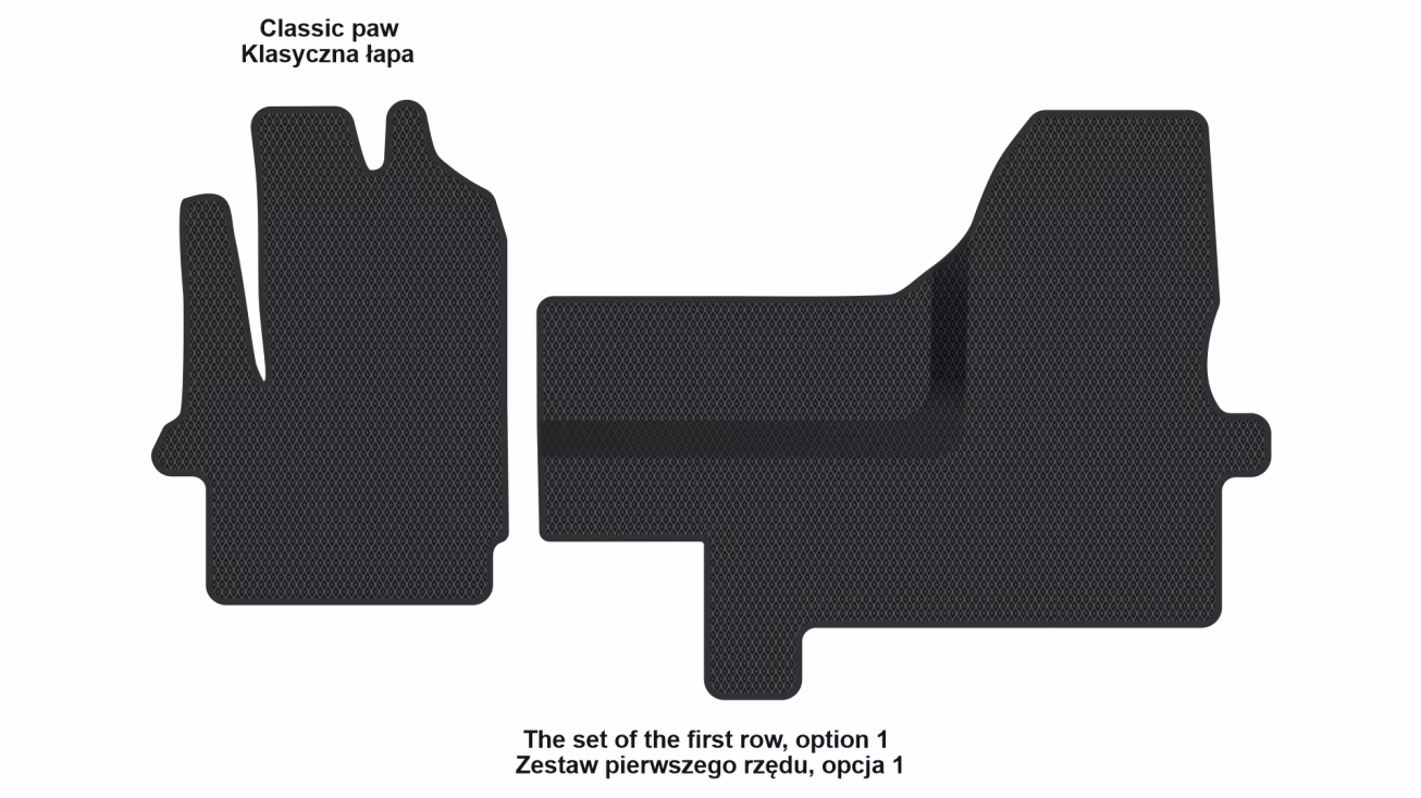 Interior mats for the Iveco Daily 3 1999-2006 III generation EU VAN - Фото 2