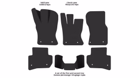 Interior mats for the Jaguar F-Pace (X761) 2016-… I generation EU Crossover - Фото 2
