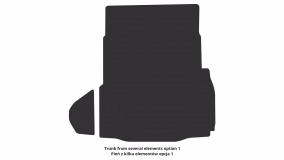 Interior mats for the Jaguar XF (X260) 2015-2024 II generation US Sedan - Фото 3