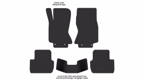Interior mats for the Jaguar S-type 1999-2008 I generation EU Sedan - Фото 2