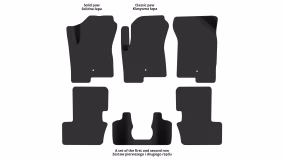 Dywaniki podłogowe do Jeep Compass 2011-2016 I generacja US Crossover po restylingu - Фото 2