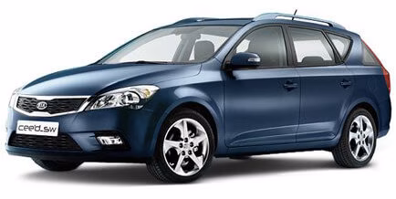 Dywaniki podłogowe do Kia Ceed (ED) 2006-2009 I generacja EU Universal przed restylingiem