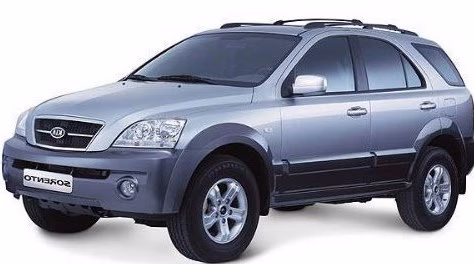 Dywaniki podłogowe do Kia Sorento (BL) 2002-2009 I generacja Crossover kierownica po prawej stronie