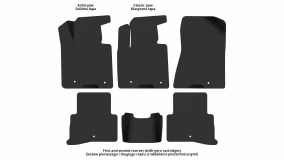 Dywaniki podłogowe do Kia Sportage (QL) 2015-2021 IV generacja US Crossover - Фото 2
