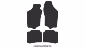 Interior mats for the Lancia Dedra 1989-2000 I generation EU Sedan - Фото 2