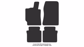 Interior mats for the Lancia Thesis (841) 2002-2009 I generation EU Sedan - Фото 2