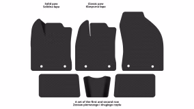 Interior mats for the Lexus CT 200h 2010-2018 I generation US Hatchback Hybrid - Фото 2