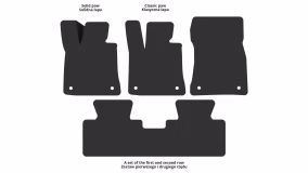 Interior mats for the Lexus RX 350 (AL 20) 2015-2022 IV generation EU Crossover 5-seater - Фото 2