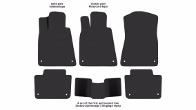 Interior mats for the Lexus GS 300 (GSR 190) 2005-2011 III generation EU Sedan - Фото 2