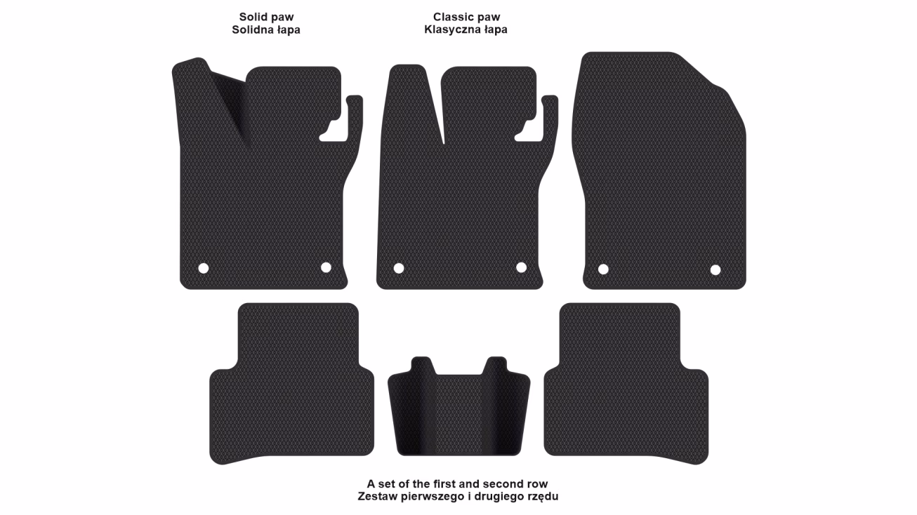 Interior mats for the Lexus UX 250 H 2018-… I generation EU Crossover Hybrid - Фото 2