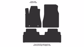 Interior mats for the Lexus RX 300 H (XU30) 2003-2009 II generation EU Crossover Hybrid - Фото 2