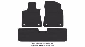 Interior mats for the Lexus RX 200t F-Sport 2015-2017 IV generation EU Crossover - Фото 2
