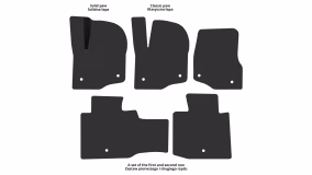Interior mats for the Lincoln Navigator L (U554) 2018-2025 IV generation US Crossover 7-seater Long - Фото 2