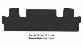 Interior mats for the Lincoln Navigator L (U554) 2018-2025 IV generation US Crossover 7-seater Long - Фото 3