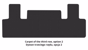 Interior mats for the Lincoln Navigator (U554) 2018-2025 IV generation US Crossover 7-seater - Фото 4