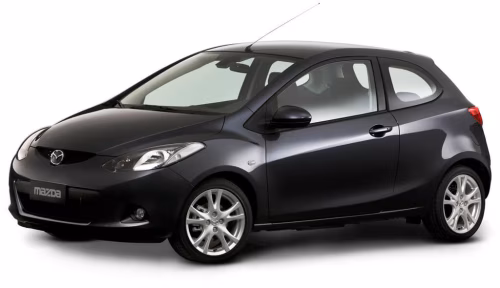 Dywaniki podłogowe do Mazda 2 (DE) 2007-2014 II generacja EU Hatchback