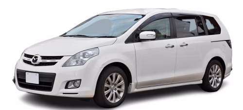 Dywaniki podłogowe do Mazda MPV 1999-2006 II generacja EU Minivan 6-miejscowy
