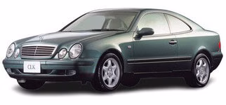 Dywaniki podłogowe do Mercedes-Benz W208 (C208) CLK-Class 1997-2002 I generacja EU Coupe