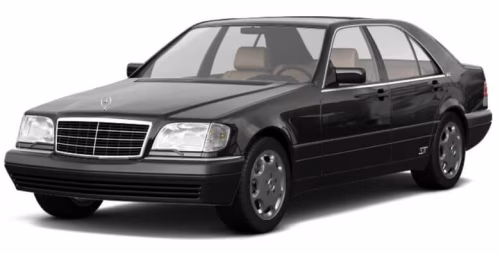 Dywaniki podłogowe do Mercedes-Benz W140 (V140) S-Class 1991-1998 III generacja EU Sedan Long