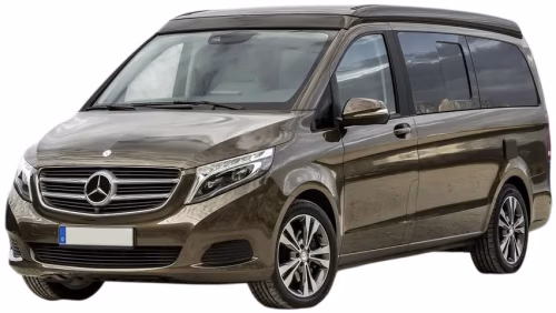 Dywaniki podłogowe do Mercedes-Benz EQV/(W447) Vito V-Class 2014-… III generacja EU VAN 5-drzwiowy 6-miejscowy Long
