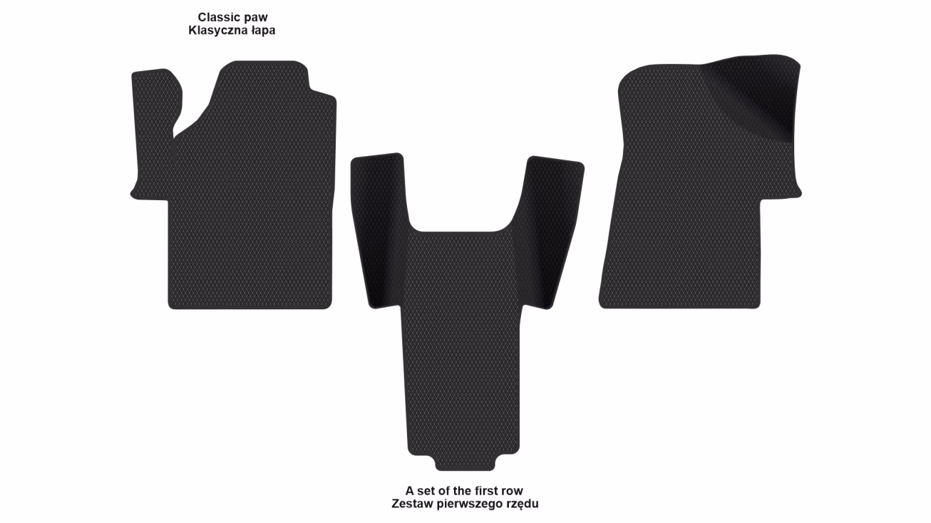 Dywaniki podłogowe do Mercedes-Benz W639 Trend Viano/Vito V-Class 2003-2014 II generacja EU VAN 4-drzwiowy 6-miejscowy Short - Фото 2