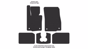 Коврики в салон Mini Cooper S (F55) 2014-2024 III поколение US Hatchback 5-ти дверная - Фото 2