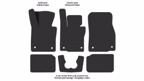 Interior mats for the Mini Countryman R60 2010-2017 I generation EU Crossover - Фото 2