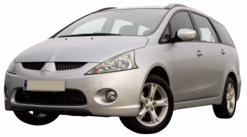 Dywaniki podłogowe do Mitsubishi Grandis 2003-2011 I generacja EU Minivan 6-miejscowy