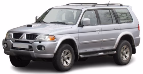 Dywaniki podłogowe do Mitsubishi Pajero Sport 1996-2008 I generacja EU Crossover kierownica po prawej stronie