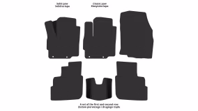 Interior mats for the Mitsubishi Mirage 2012-… VI generation US Sedan - Фото 3