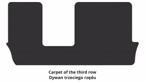 Interior mats for the Mitsubishi Grandis 2003-2011 I generation EU Minivan 7-seater - Фото 3