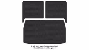 Interior mats for the Mitsubishi Grandis 2003-2011 I generation EU Minivan 7-seater - Фото 6