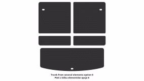 Interior mats for the Mitsubishi Outlander 2012-… III generation US Crossover 7-seater - Фото 2