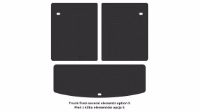 Interior mats for the Mitsubishi Outlander 2012-… III generation US Crossover 7-seater - Фото 3