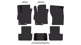 Interior mats for the Mitsubishi Lancer X 2007-2015 X generation AE Sedan - Фото 4
