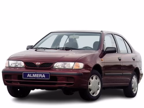 Dywaniki podłogowe do Nissan Almera (N15) 1995-2000 I generacja EU Sedan