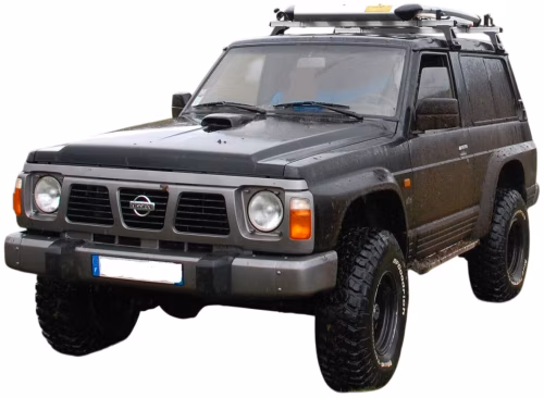 Dywaniki podłogowe do Nissan Patrol Y-60 1987-1998 IV generacja EU Crossover 3-drzwiowy